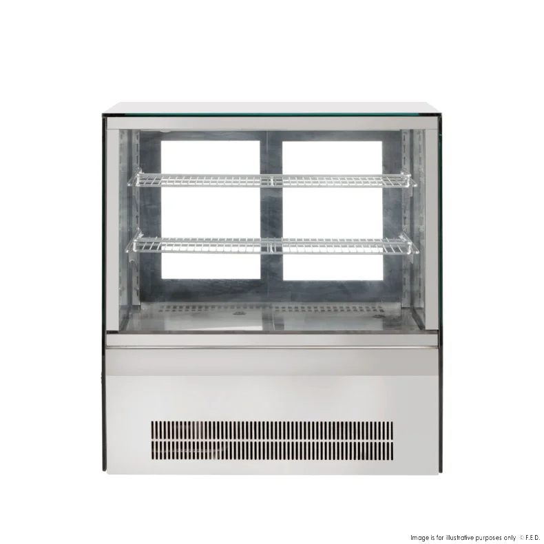 ---2NDs: Bonvue Counter top square glass cold food display - GN-660RT-NSW1893