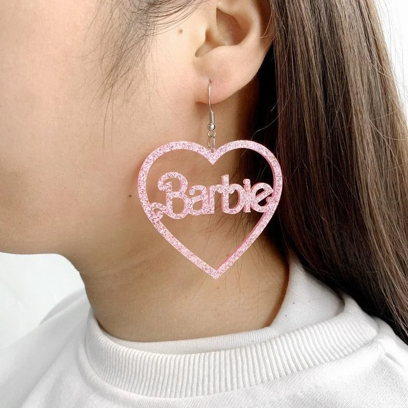 - Rabbit grass rack to prevent waste food boxBarbie Glitter Earrings