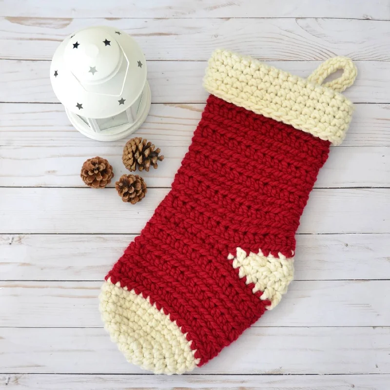 - Winter dog thick down jacketHoliday Stocking (Crochet)