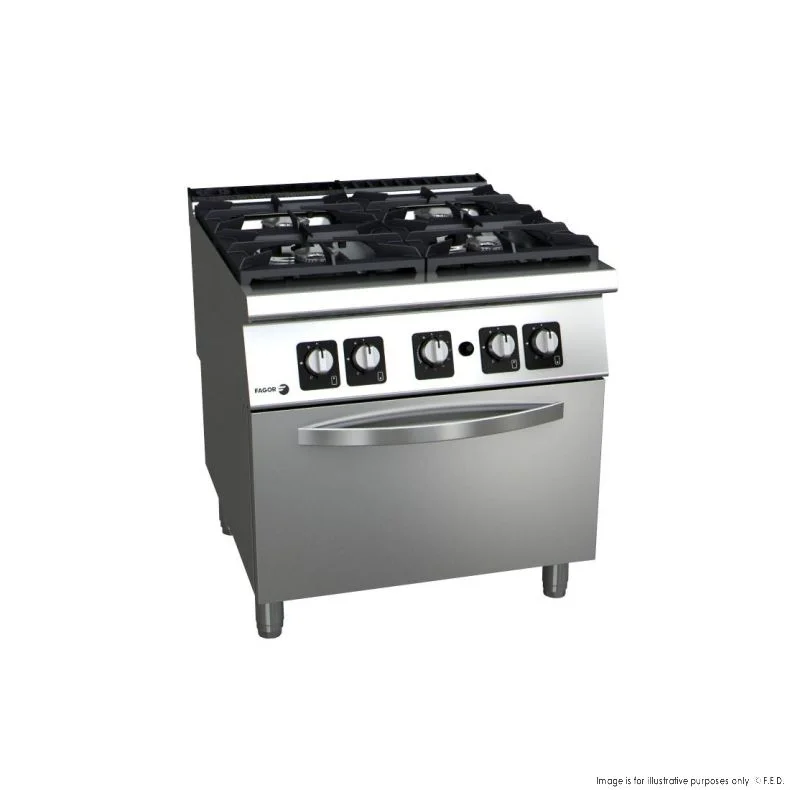 - Summer pet ice matEx-Showroom: Fagor Kore 900 Series Gas 4 Burner with Gas Oven - C-G941H-VIC625 - Summer pet ice matEx-Showroom: Fagor Kore 900 Series Gas 4 Burner with Gas Oven - C-G941H-VIC625