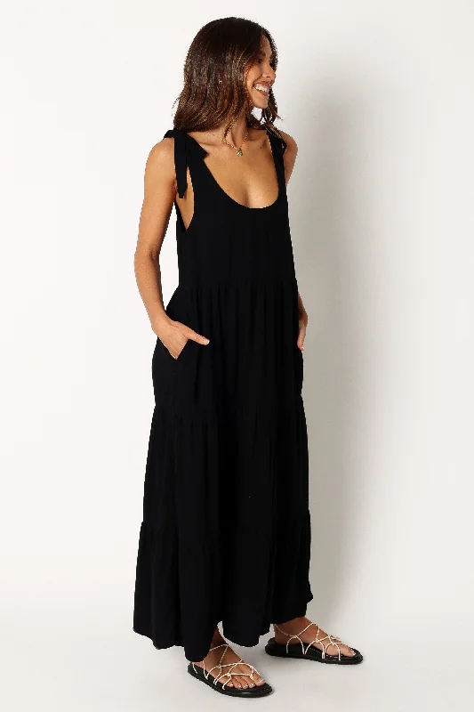 - Organic cotton dog bibsMarcy Midi Dress - Black