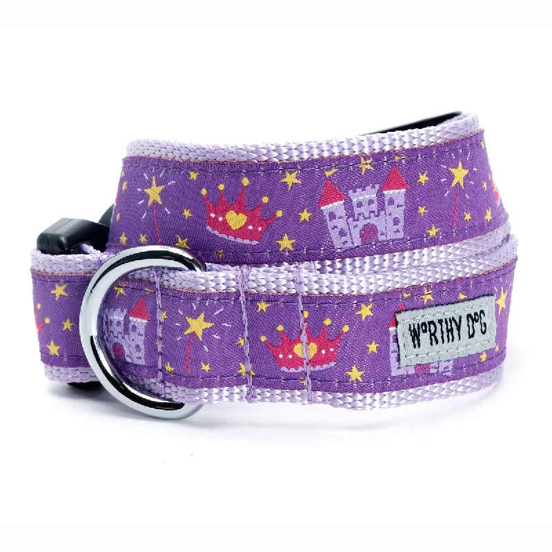  . **Pet traction rope is anti-explosion**Princess Dog Collar