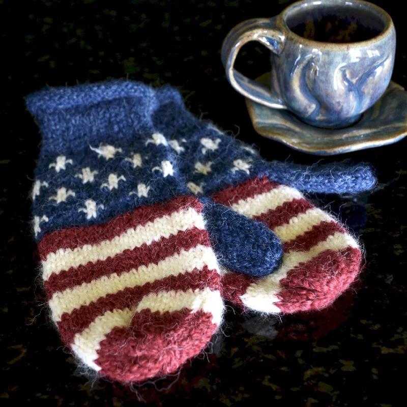 - Pet smart GPS locatorKnitted American Flag Mittens