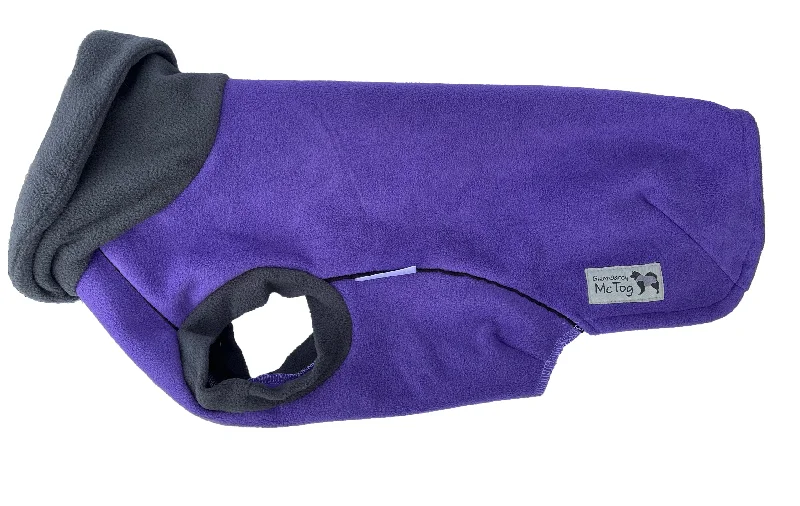 - Custom pet birthday cakePurple Double Layer Waterproof Microfleece McTog Dog Jumper - Custom pet birthday cakePurple Double Layer Waterproof Microfleece McTog Dog Jumper