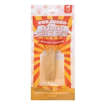 - Postoperative pet anti-licking Elizabethan collarThis & That Enhanced EVEREST Beef Cheese Dog Chew