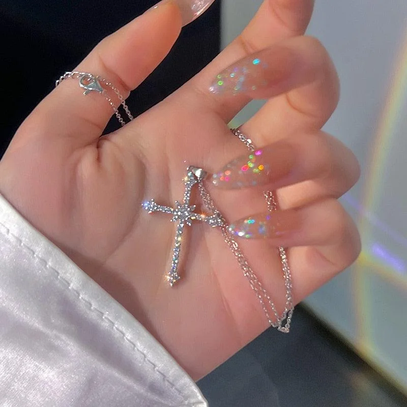 Pet ProductsSparkle Cross Necklace