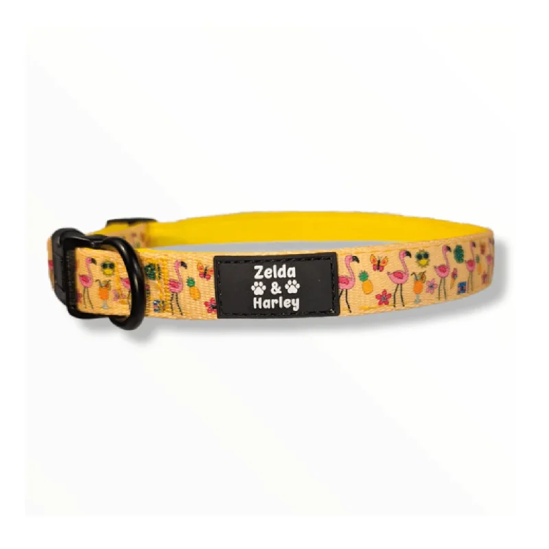- Teething and chewing toys for puppiesZelda and Harley Yellow Pupicana Collar