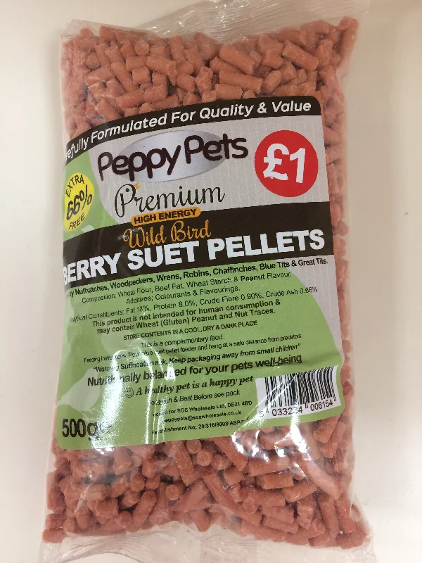 - Rabbit grass rack to prevent waste food boxPeppy Pets #4 Suet Pellets Berry 500g