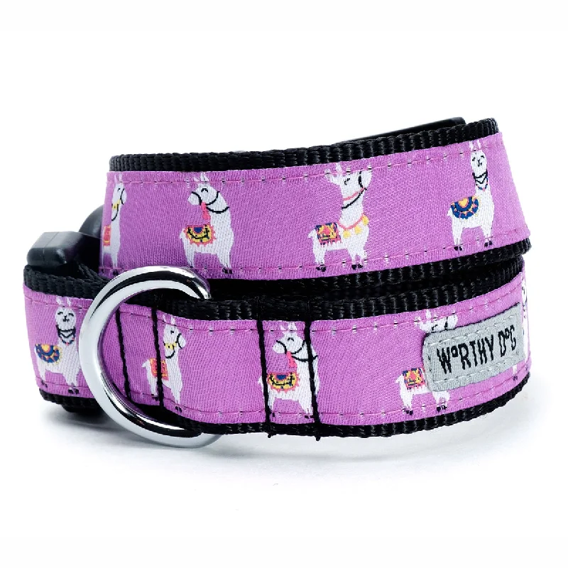  . **Pet toys are bite-resistant and wear-resistant**Llamas Dog Collar