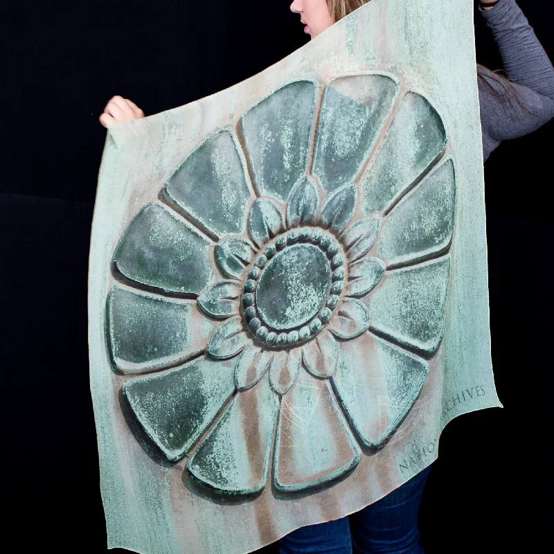 - Chinchilla cooling ice nest ceramic plateFlagpole Rosette Detail Silk Scarf