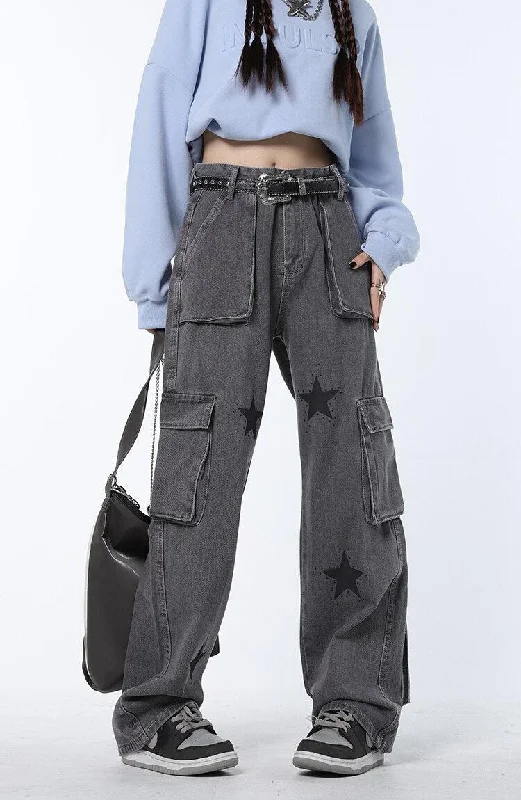 - Car dog seat beltY2K Star Printed Cargo Pants
