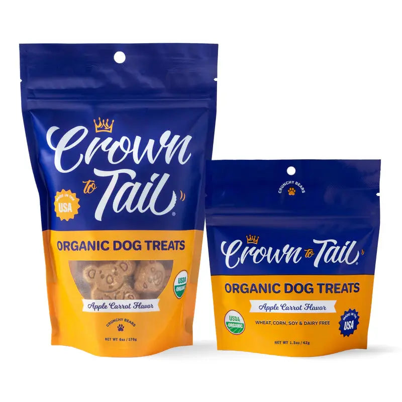  -Non-contact cat thermometerCrown to Tail Organic Apple Carrot Crunchy Dog Treats