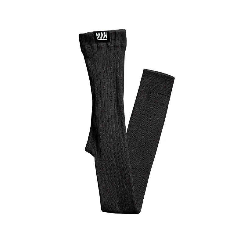 - Air box TSA certified check-inLittle Man Happy Black Black Rib Leggings