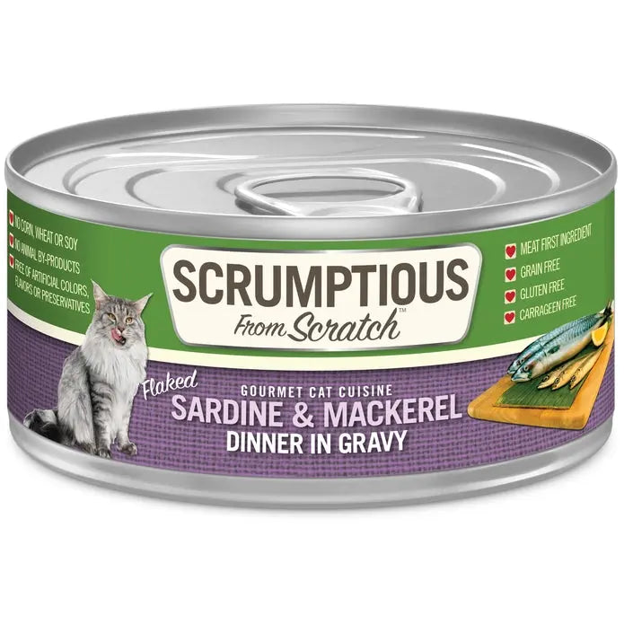- Climbing pet constant temperature heating padScrumptious From Scratch Sardine & Mackerel Dinner in Gravy Wet Cat Food 12/2.8oz
