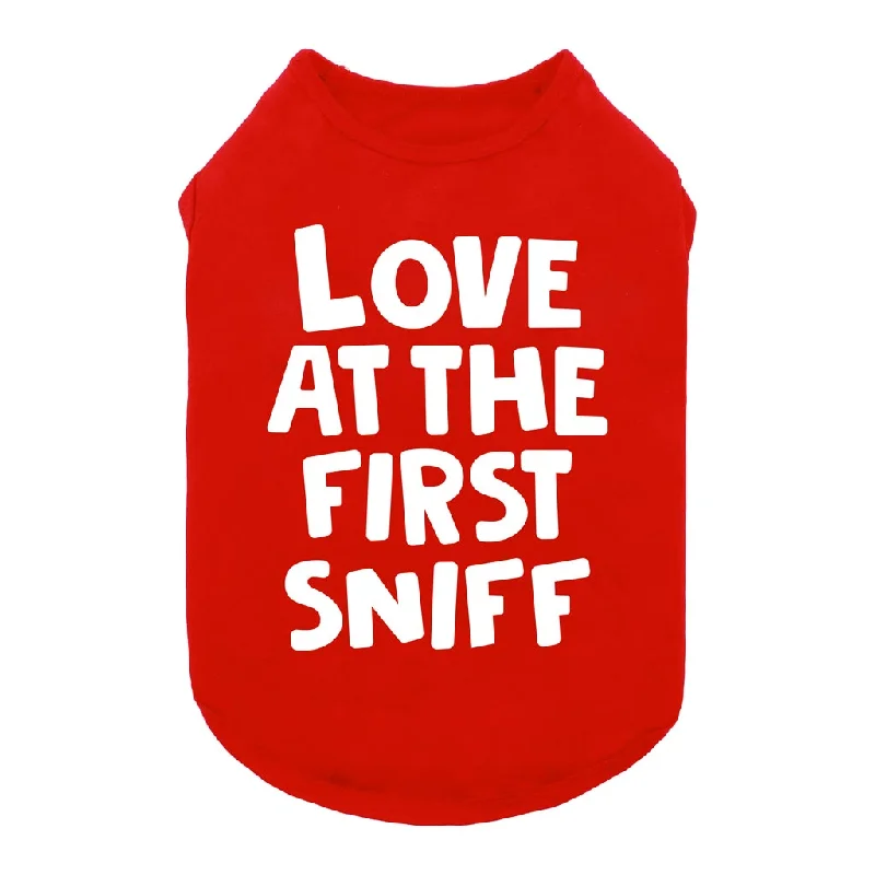 - Automatic induction pet water dispenserLove at the First Sniff Dog Shirt