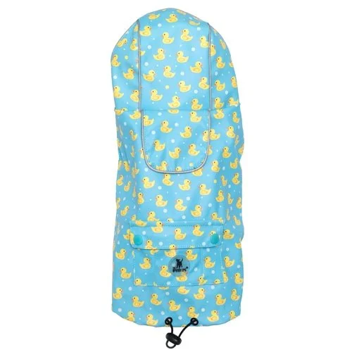Pet cartoon pattern clothesRubber Duck London Raincoat