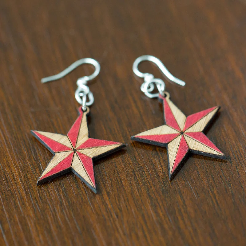 - Natural latex pet mattressNautical Star Earrings