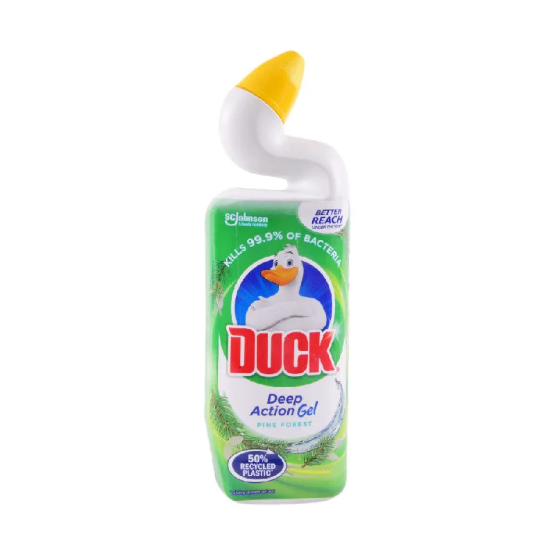 ---DUCK TOILET CLEANER DEEP ACTION GEL PINE FOREST 750 ML