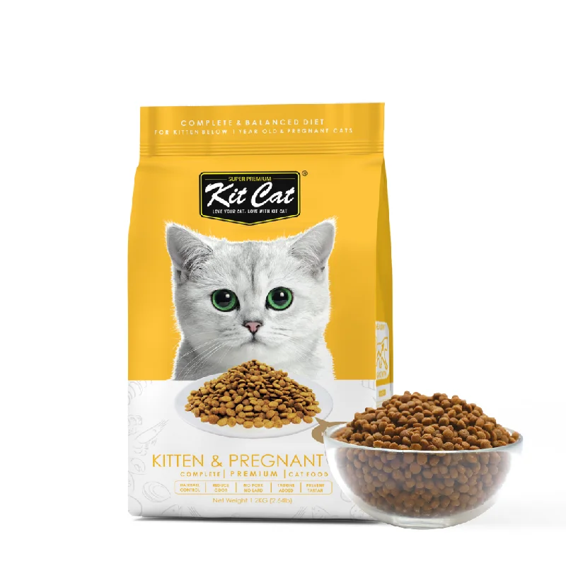 Kit Cat Premium Cat Dry Food -  Kitten & Pregnant (1.2kg)