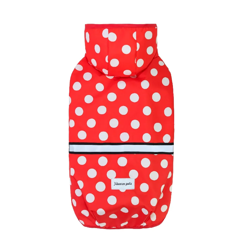 - Pet tear stain cleaning wipesPolka Dot Dog Raincoat