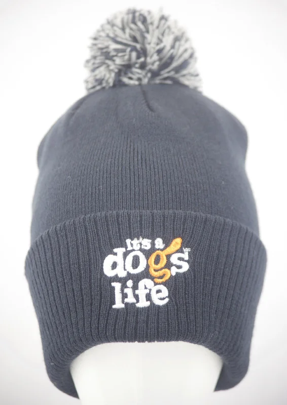 - Dog disposable foam shower gelIt's A Dog's Life | Beanie With Pom