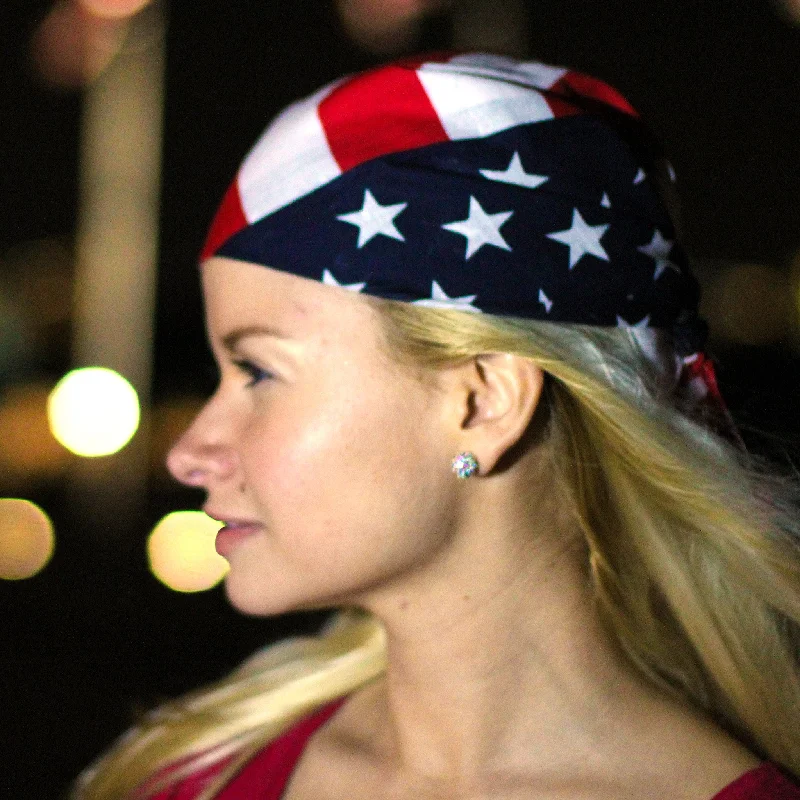 - Natural latex pet mattressU.S.A. Flag Bandana