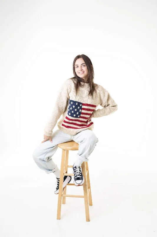 - Pet monitor with cameraAmerican Flag Sweater (Knit)