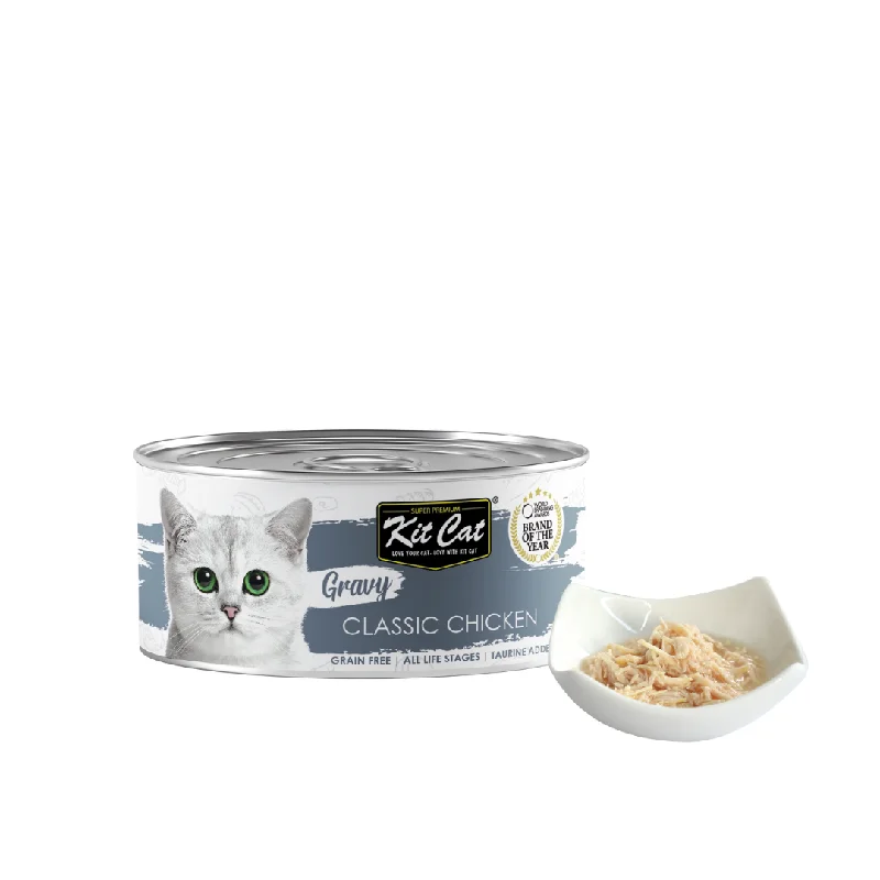 Kit Cat Gravy Cat Canned Food - Classic Chicken (70g)