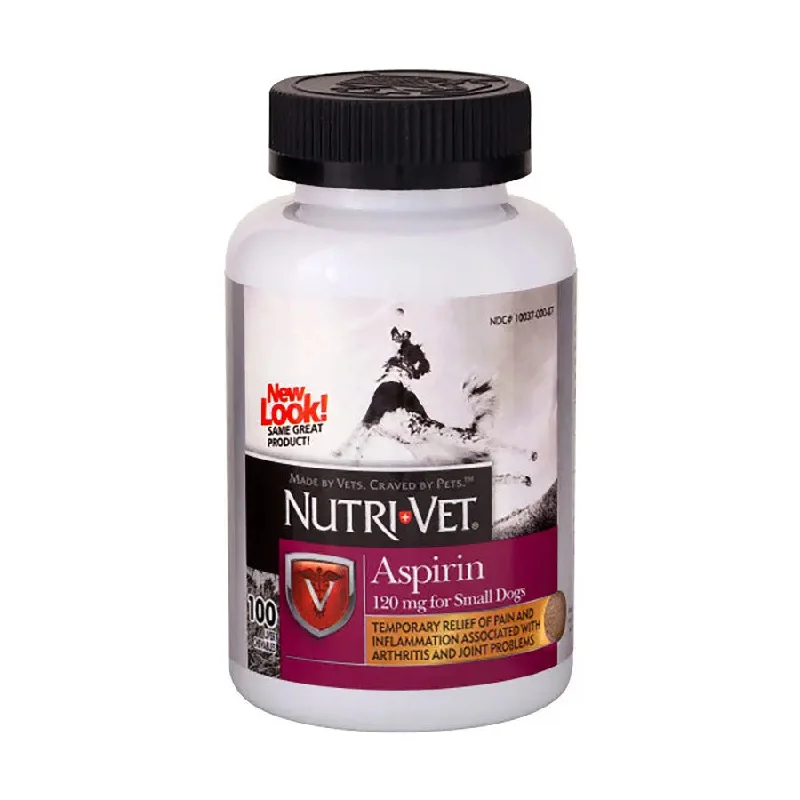 - Pet vitamin complex nutrition tabletsNutri-Vet K9 Aspirin Liver Chewables Small Dogs 100 ct - Pet vitamin complex nutrition tabletsNutri-Vet K9 Aspirin Liver Chewables Small Dogs 100 ct