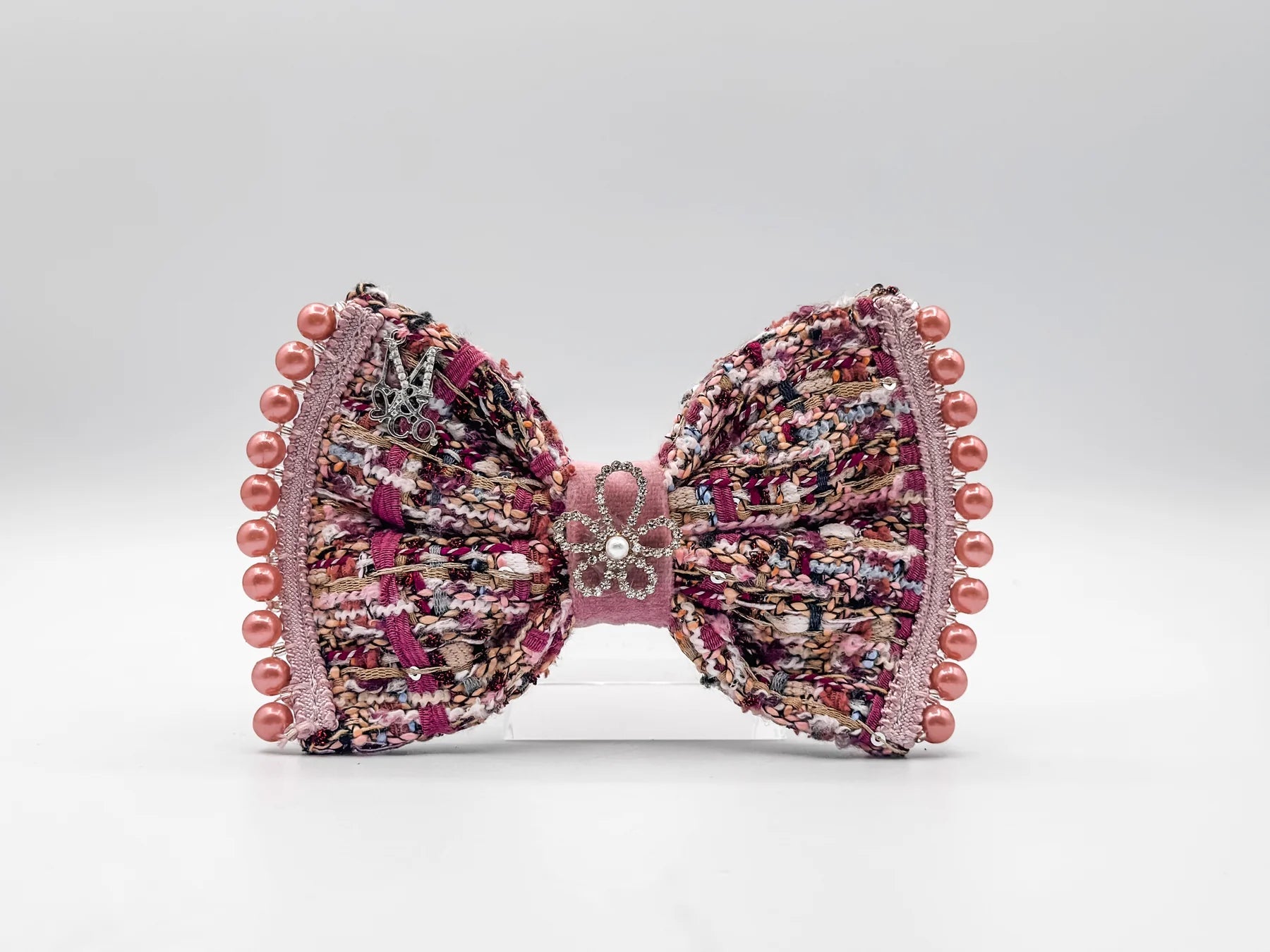 Pet custom clothesThe Brenda Tweed Hair Bow