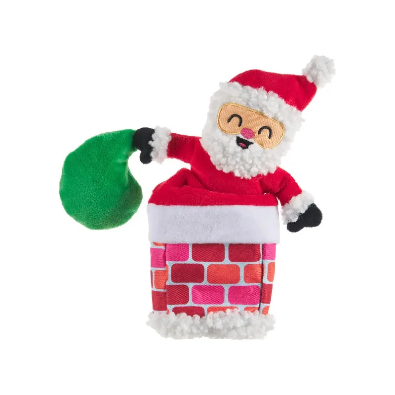- Dog disposable foam shower gelBARK Santa's Chimney Shimmy Dog Toys