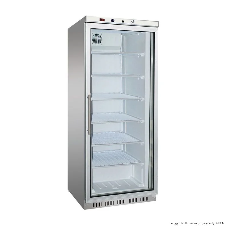---2NDs: Thermaster Display Freezer with Glass Door - HF600G S/S-QLD261
