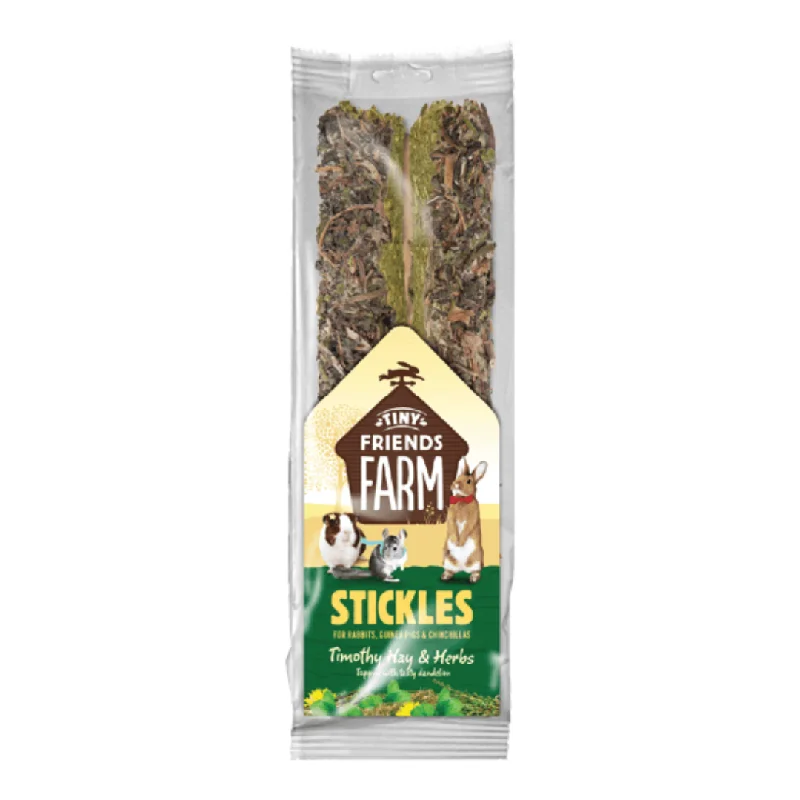 - Deodorizing cat litter tofu litterTiny Friends Farm Stickles Timothy Hay and Herbs