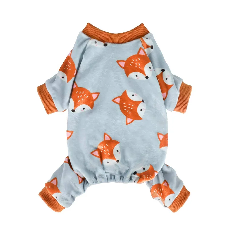 - Dog disposable foam shower gelFunny Fox Dog Pajamas