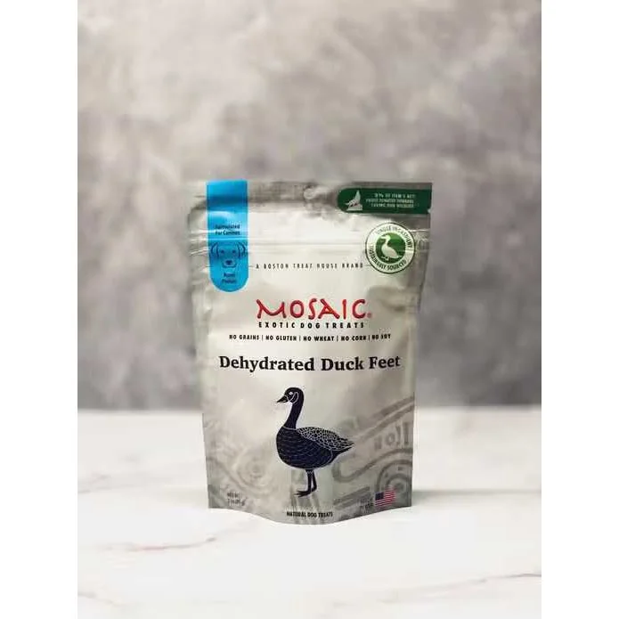 ---Mosaic USA Dehydrated Duck Feet Dog Treats