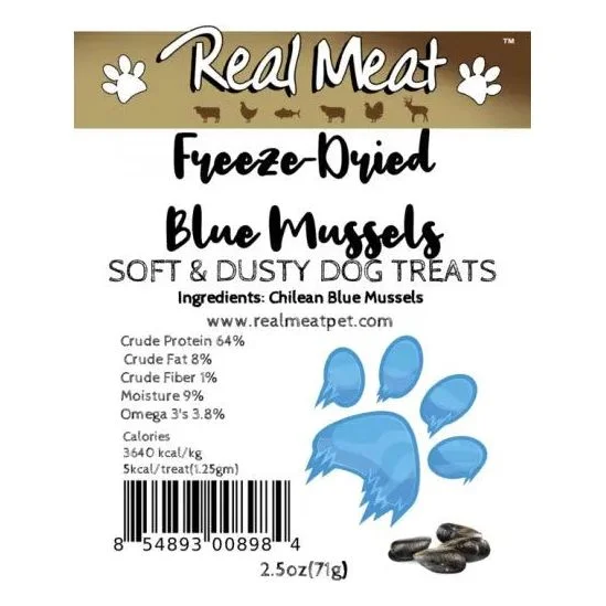 -Splash-proof food bowl AND Anti-choking slow food bowlReal Meat Freeze Dried Blue Mussels Dog Treats 2.5oz -Splash-proof food bowl AND Anti-choking slow food bowlReal Meat Freeze Dried Blue Mussels Dog Treats 2.5oz