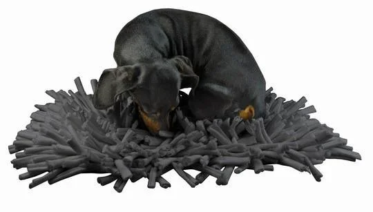 - Foldable and portable cat bagEat Slow Live Longer Snuffle Mat Grey