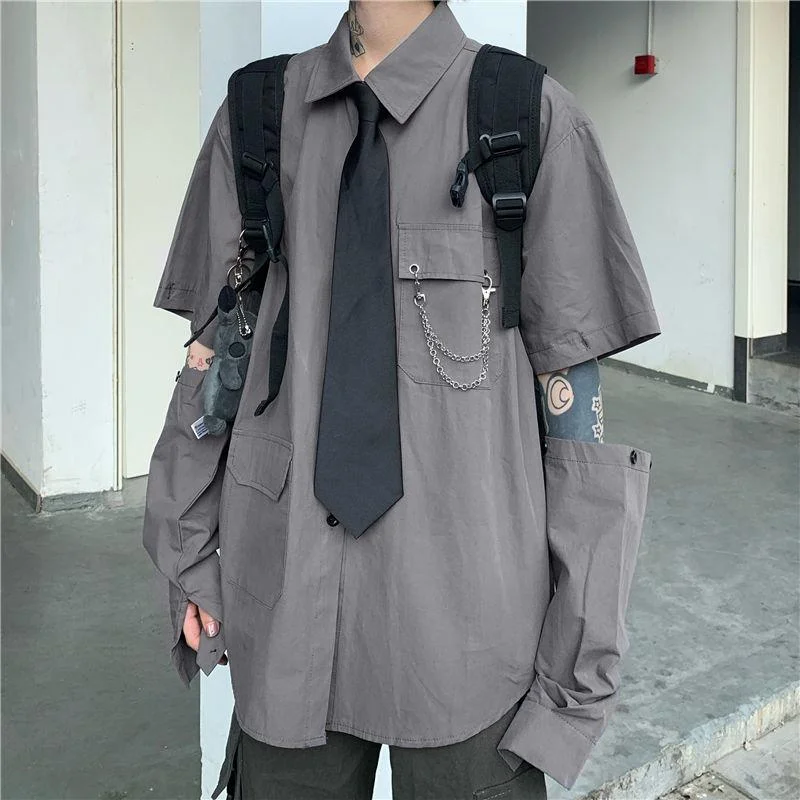 - Degradable pet feces bagGrunge Detachable Sleeve Shirt