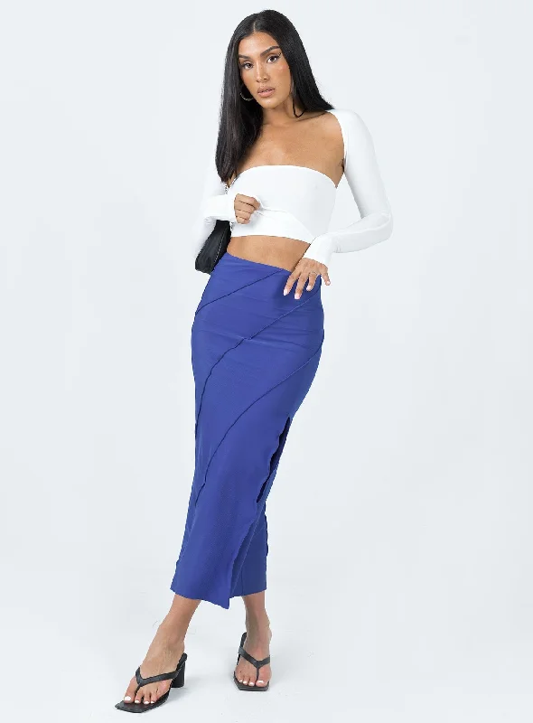 Erika Midi Skirt Blue