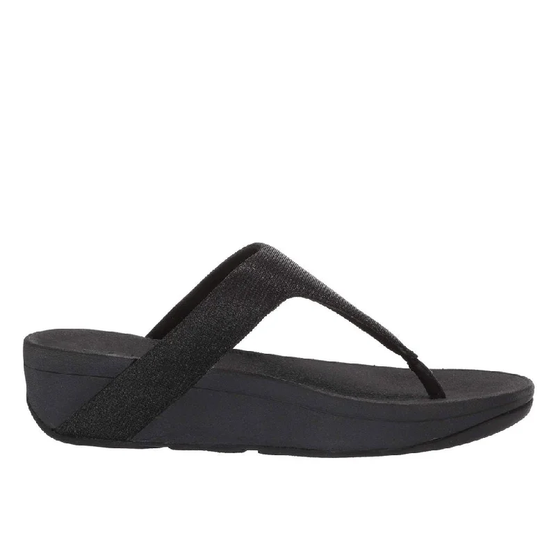 Fitflop Lottie Glitzy Thong R25-001 (Black)