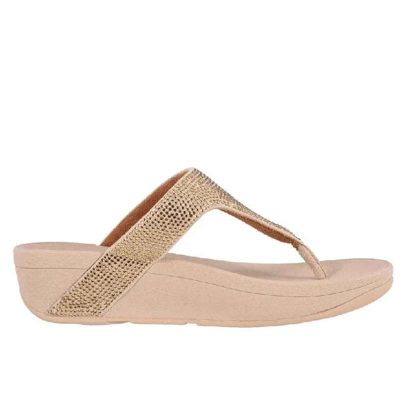 FitFlop Lottie Shimmer Crystal T82-667 (Artisan Gold)