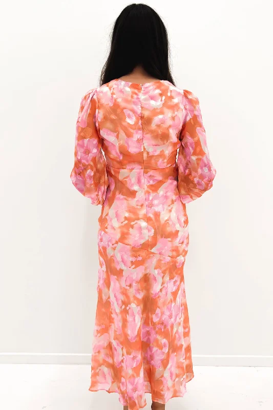 Alayna Maxi Dress Pink Floral