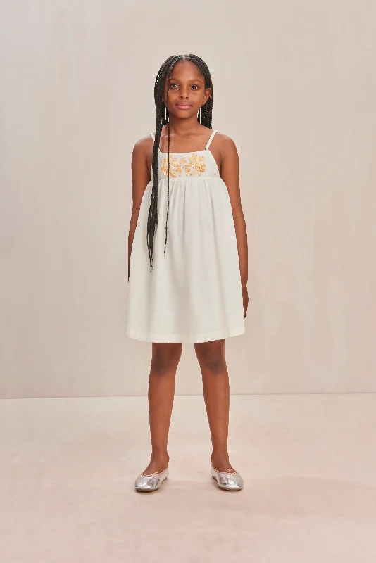 PARKER KIDS DRESS - INDU ECRU