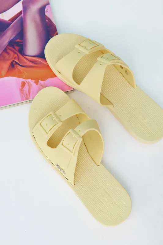 MELISSA Sun Malibu Slides Yellow