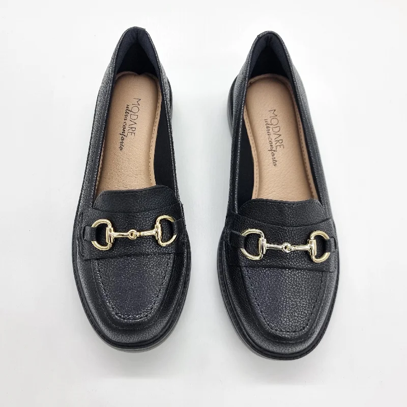 Modare 7357-106 Flat Loafer in Black