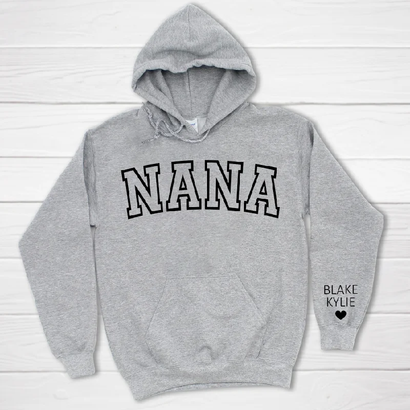 Nana And Kid Custom Name Gift For Mother Day CTH01 Hoodie