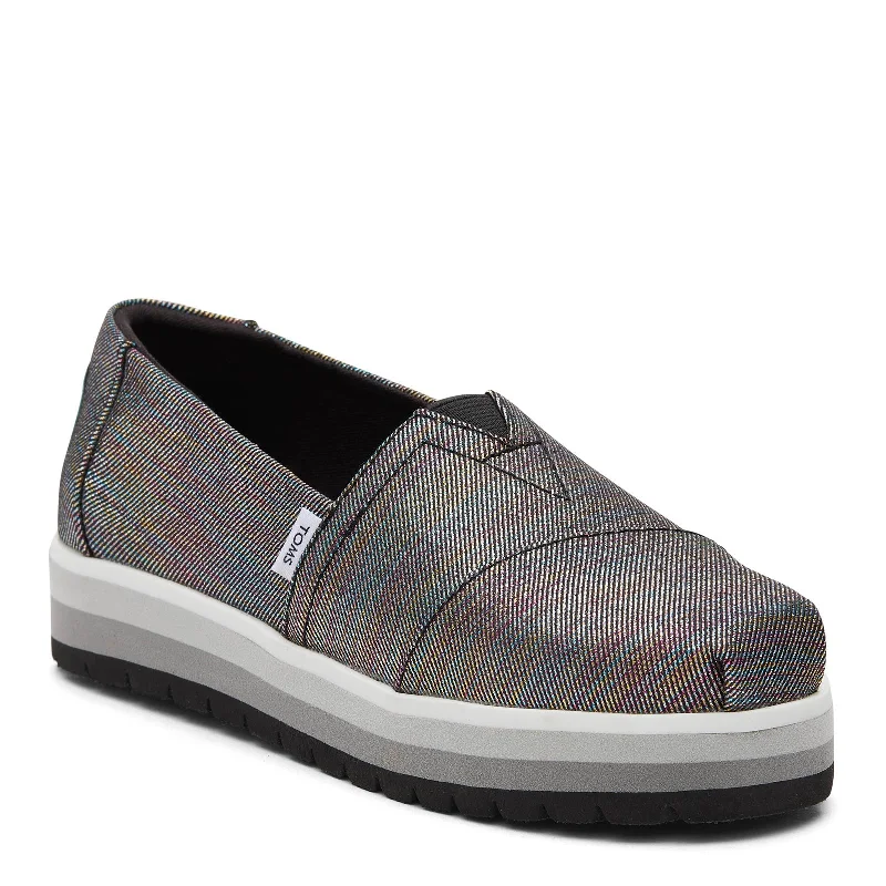 Girl's Toms, Alpargata Platform Slip-On - Little Kid & Big Kid