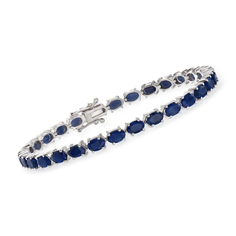 Ross-Simons Sapphire Tennis Bracelet in Sterling Silver