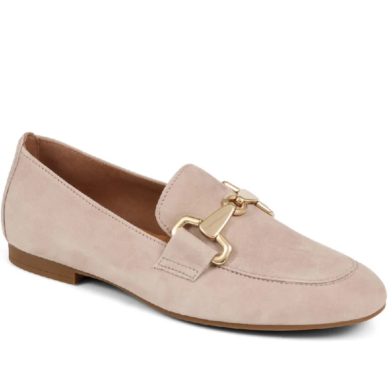 Suede Buckle Loafers - GAB37500 / 323 288