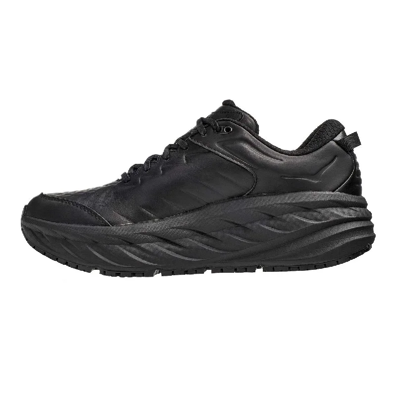 Hoka One One Women's Bondi SR Black Leather